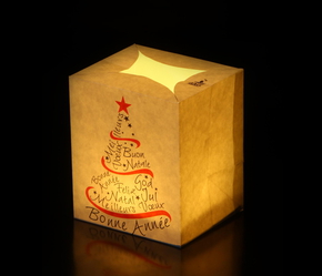 Typography Tree Lightbag Candlebag