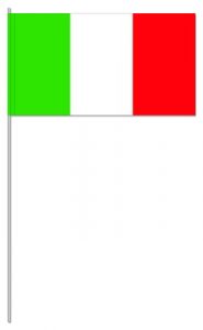 Italien Papierfahnen
