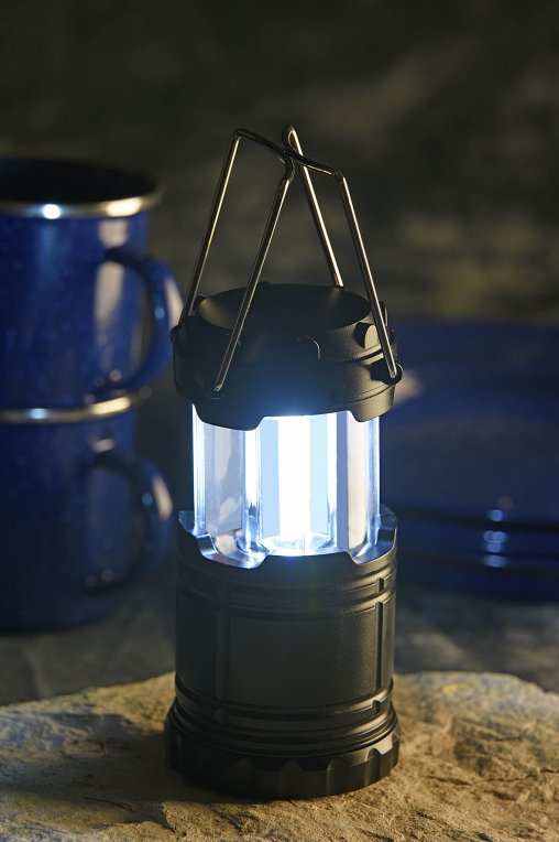 Campinglampe mini cob