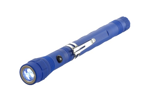 Teleskop-lampe Flex blau, Taschenlampe Blau, Taschenlampen Blau, Taschenlampe Blau