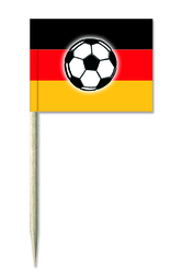 Deutschland / Fußball Picker oder Deutschland / Fußball Minifähnchen