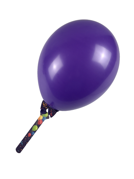 Der Pappballonhalter, BalloonGrip®, balloon-grip Purple On Grip.