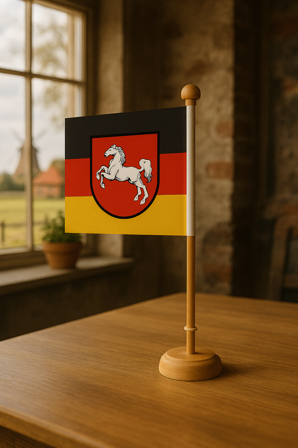 Tischfahnen Niedersachsen oder Tischflaggen Niedersachsen, Tischfahnen Niedersachsen, Tischflaggen Niedersachsen,