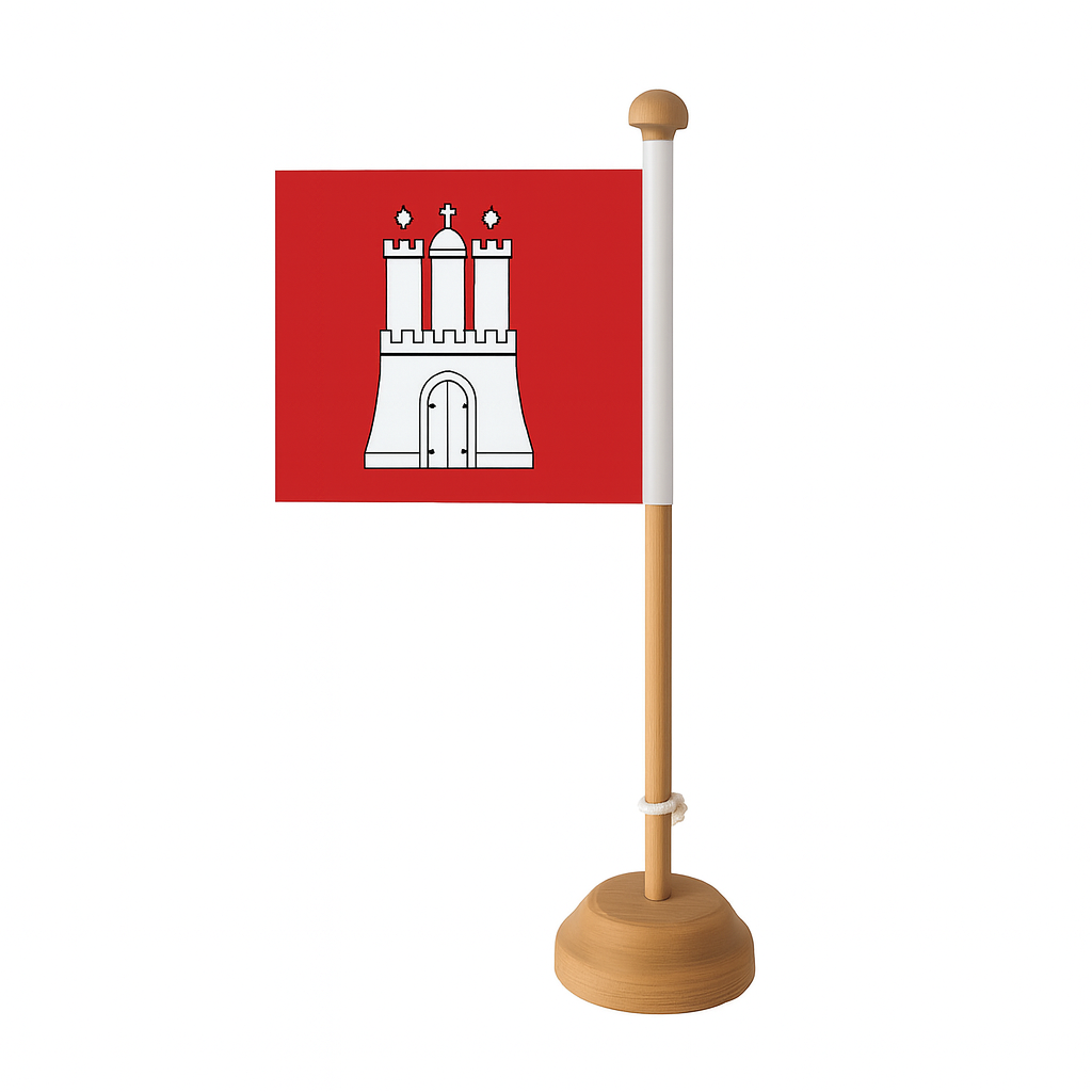 Tischfahnen Hamburg oder Tischflaggen Hamburg, Tischfahnen Hamburg, Tischflaggen Hamburg,