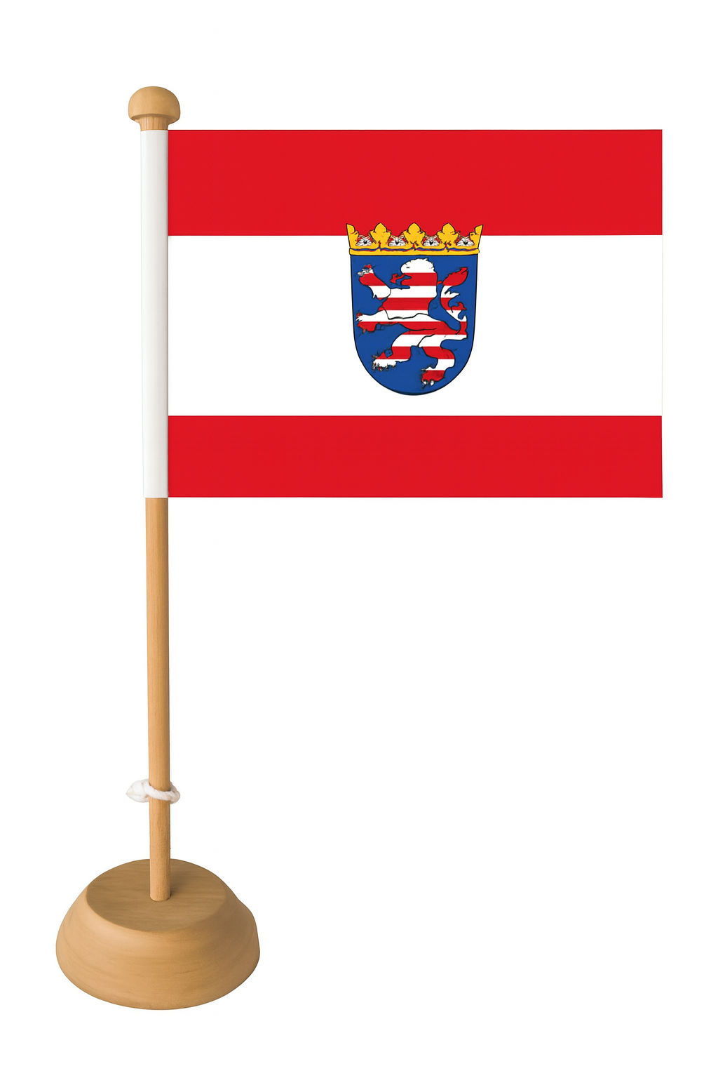 Tischflagge Hessen, Tischfahnen Hessen, Tischflaggen Hessen, 