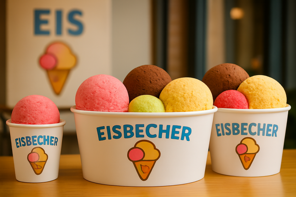 Eisbecher RecyCup®, Eisbecher, Werbe Eisbecher RecyCup®, Werbe Eisbecher,