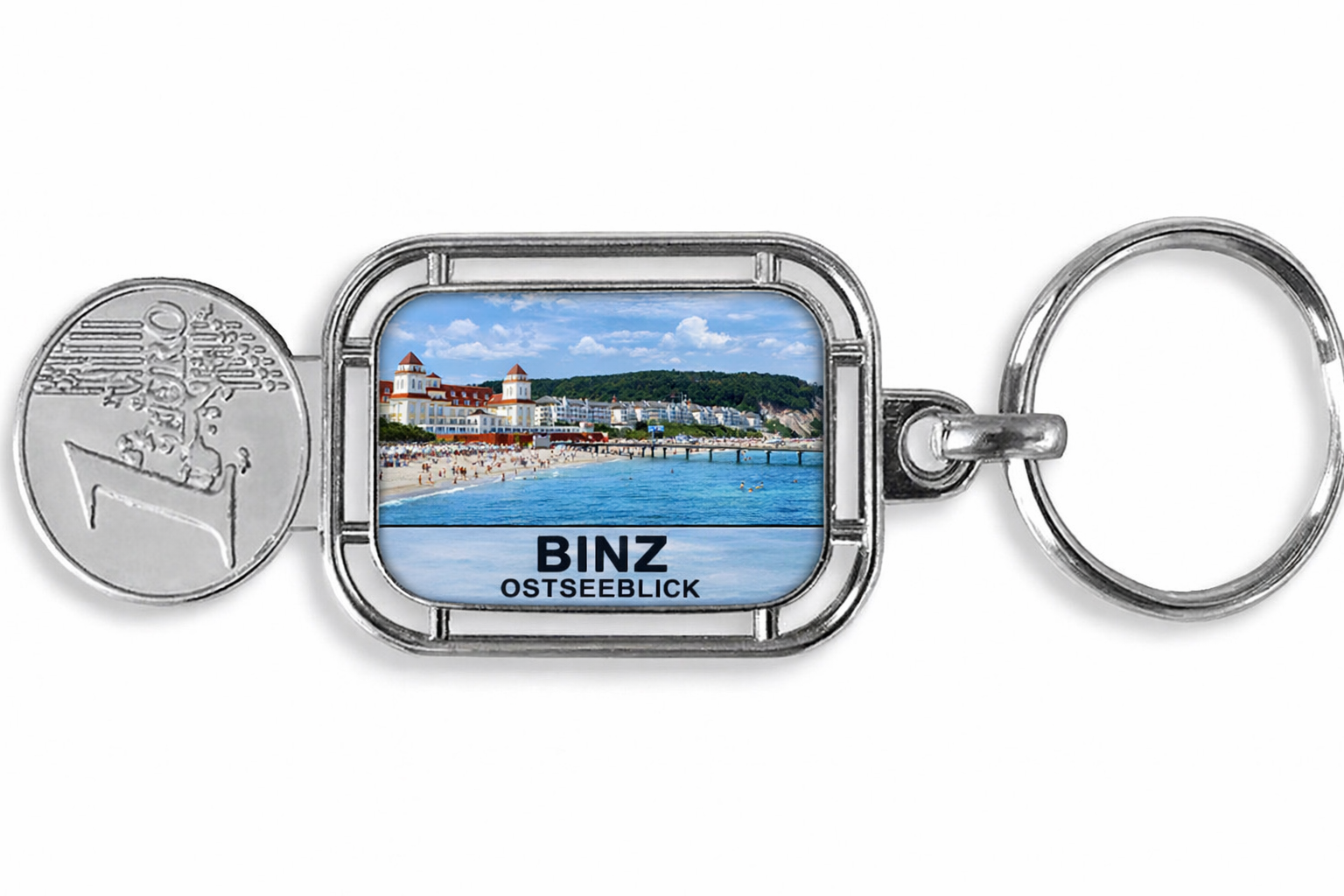 Schlüsselanhänger Binz mit Coin