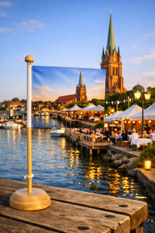 Schleswig‑Motiv Tischfahnen, Schleswig Tischfahnen,