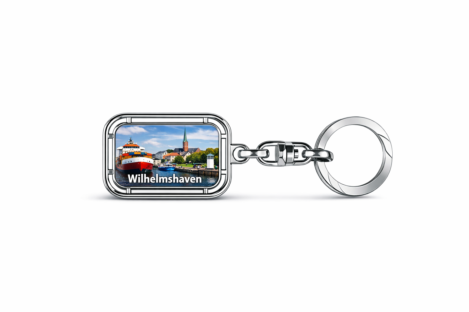 Schlüsselanhänger Wilhelmshaven, Schlüsselanhänger, Wilhelmshaven, Schlüsselanhänger Orts, Schlüsselanhänger Stadt, Schlüsselanhänger Ortsschild, Werbung, Werbemittel, Werbeartikel,