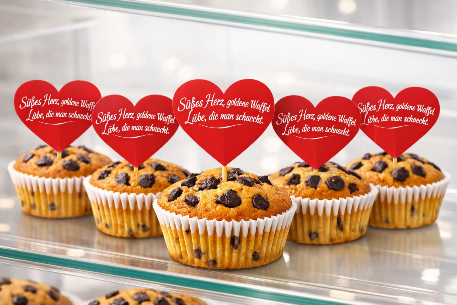 Muffin‑Picker Herz