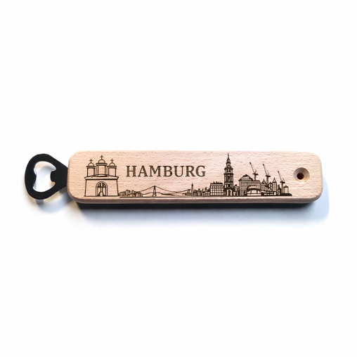 Holz-Flaschenöffner Hamburg, Holz-Flaschenöffner