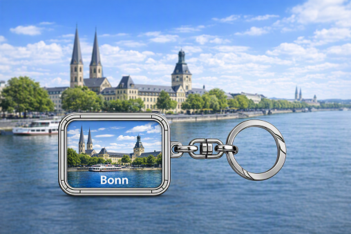 Schlüsselanhänger Bonn, Schlüsselanhänger, Werbe Schlüsselanhänger,