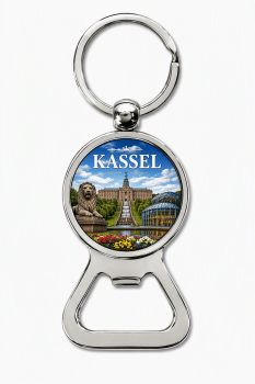 Schlüsselanhänger mit Flaschenöffner Kassel, Schlüsselanhänger Kassel, Flaschenöffner Kassel,