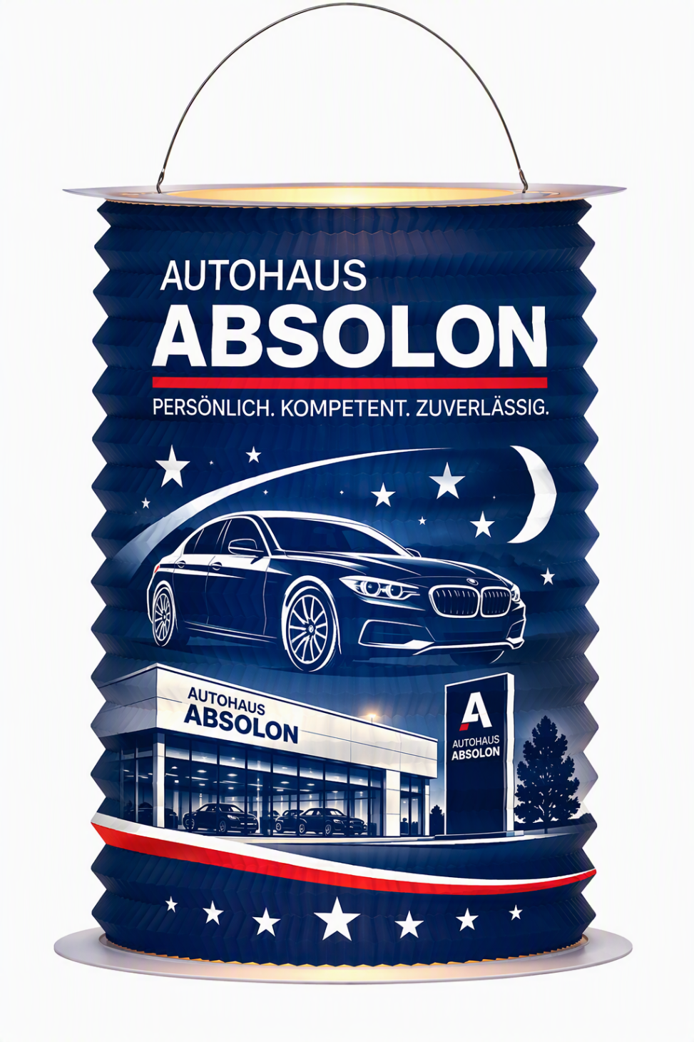Zuglaternen Autohaus Absolon - individuell, Zuglaternen - individuell, Werbe Zuglaternen, Zuglaternen Autohaus,