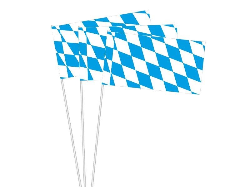 Papierfahnen Bayern Papierfähnchen Flagge Fahne 