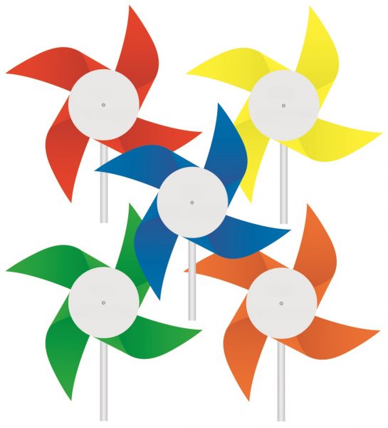 Windmühlen aus Kunststoff neutral, Windmuehlen neutral, windmühlen, Werbe-windmühlen,